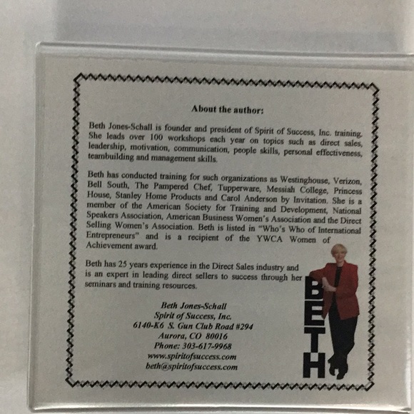 Beth Jones Schall direct sales business building course CD sets - Picture 2 of 2